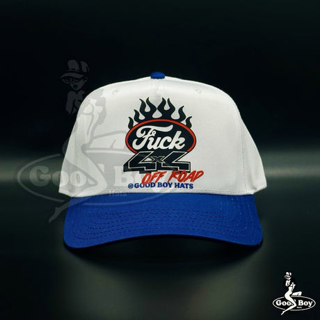 F*CK 4x4 Off Road Hat Racing Flames Snapback Cap Redneck Good Boy Ford Trendy