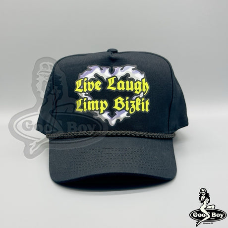 Live Laugh Love Limp Bizkit Hat Vintage Retro Trucker Cap Y2K Butt Rock