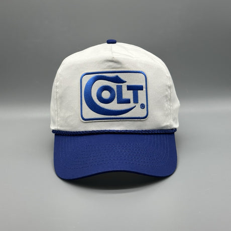 Colt Trucker Hat Snapback Rope Cap Blue/White