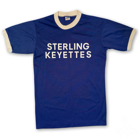 Vintage Sterling Keyettes Shirt Drill Team Mesh Jersey Material 80s
