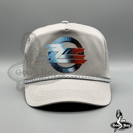 ZZ Top Hat Vintage Retro Grey Trucker Rope Cap Texas Rock Country Western