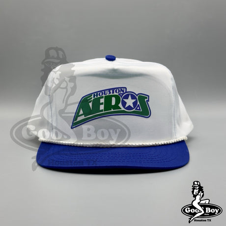 Houston Aeros Hat Vintage Minor League Hockey Rope Cap Y2K 90s