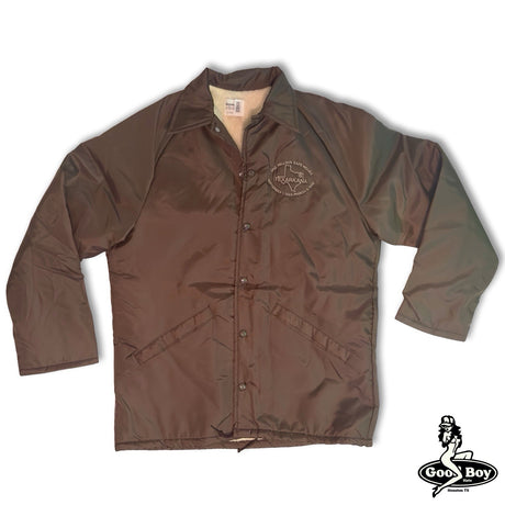Vintage 1980s Texarkana Sport Jacket Brown Sz S King Louie Pro Fit