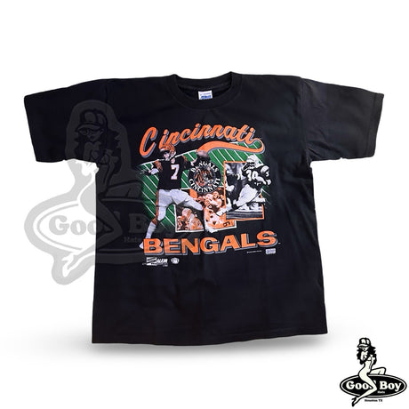 Vintage RARE DEADSTOCK 1990 Cincinnati Bengals Boomer Esiason T-Shirt SALEM