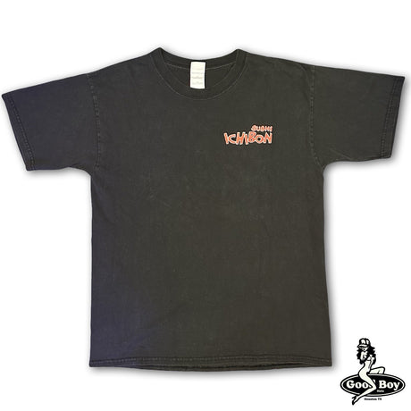 Vintage Ichibon Sushi T-Shirt Black Houston Kemah Texas Hibachi Tee