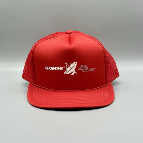 Vintage Showtime The Movie Channel Hat Retro Cap Red 80s 90s