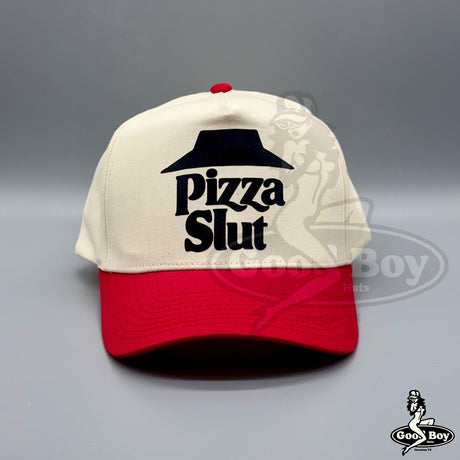 Pizza Slut Hat Vintage Retro Trucker SnapBack Cap Classic 90s Pizza Hut