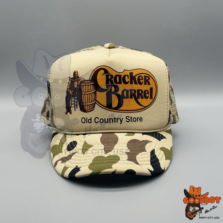 Cracker Barrel Camo Trucker Hat