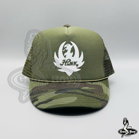 Hank Williams Jr Trucker Hat Retro Camo Rope Cap Country Music Western Wear
